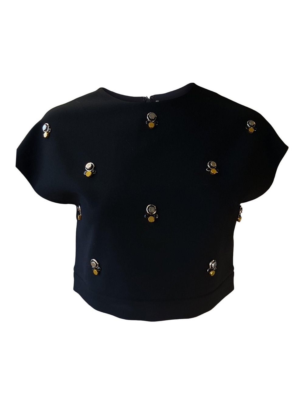 Elizabeth & James Lima Embellished Crop Top + Midi Skirt Set • Black Sz 6/M NWOT - Picture 4 of 4
